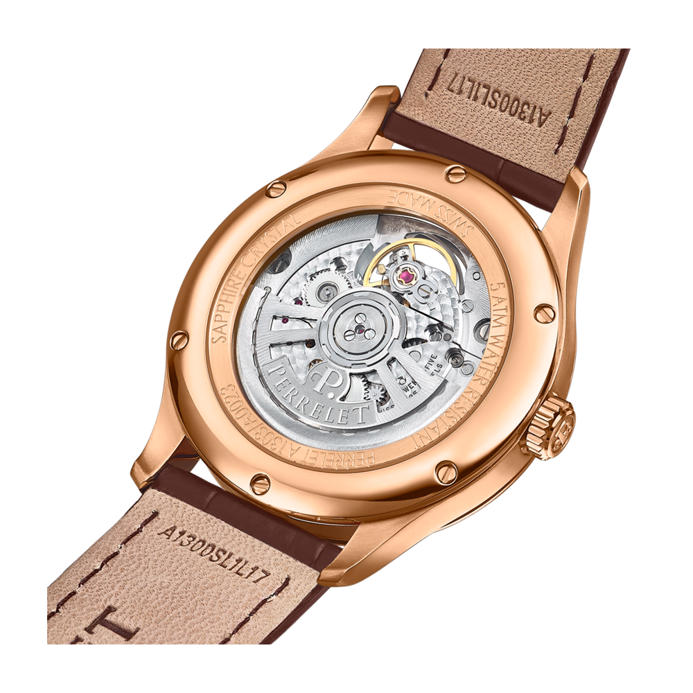 WEEKEND OPEN HEART Brown leather strap