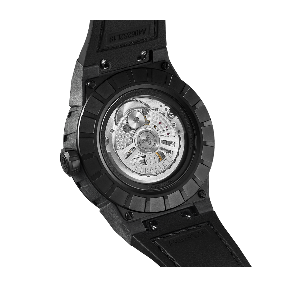 TURBINE CARBON ICE BLUE BLACK STRAP
