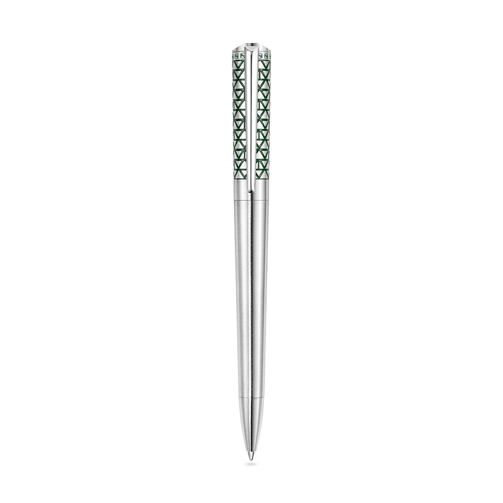 Champ De Mars Pen STEEL AND GREEN LACQUER
