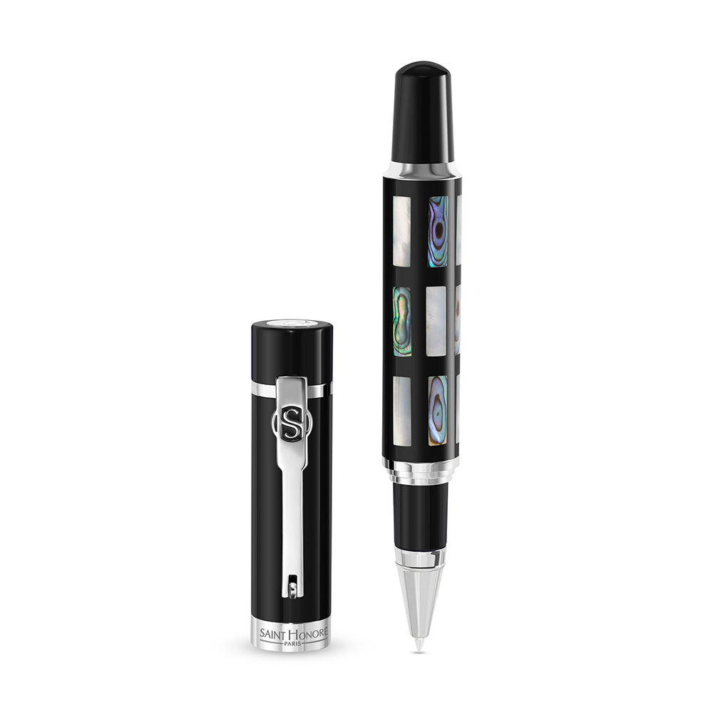 SHP Pen With Mother of Pearl & Lacquer BLACK LACQUER WITH MOTHER OF PEARL