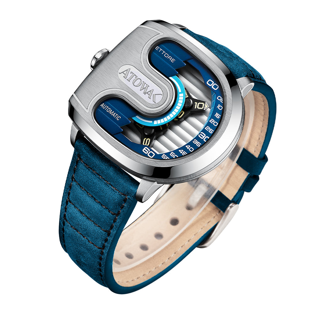 Atowak Ettore LEATHER / SILVER BLUE