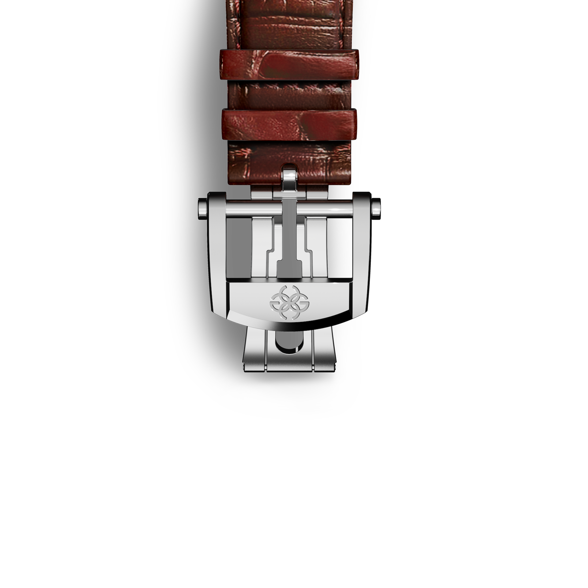 Automatic Watch Strap / Alligator - Brown