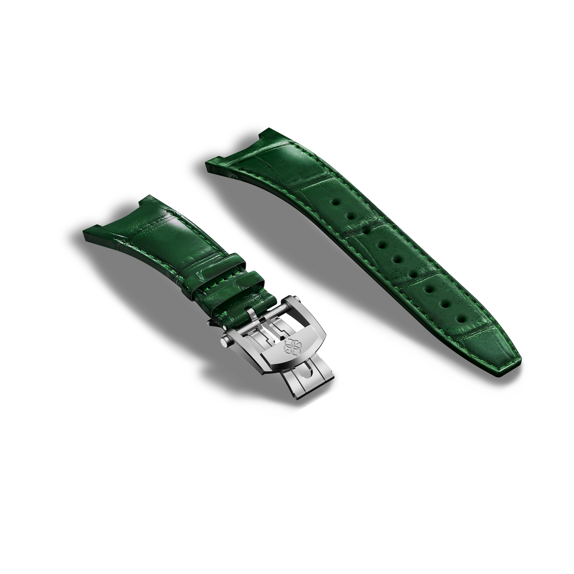 Automatic Watch Strap / Alligator - Green