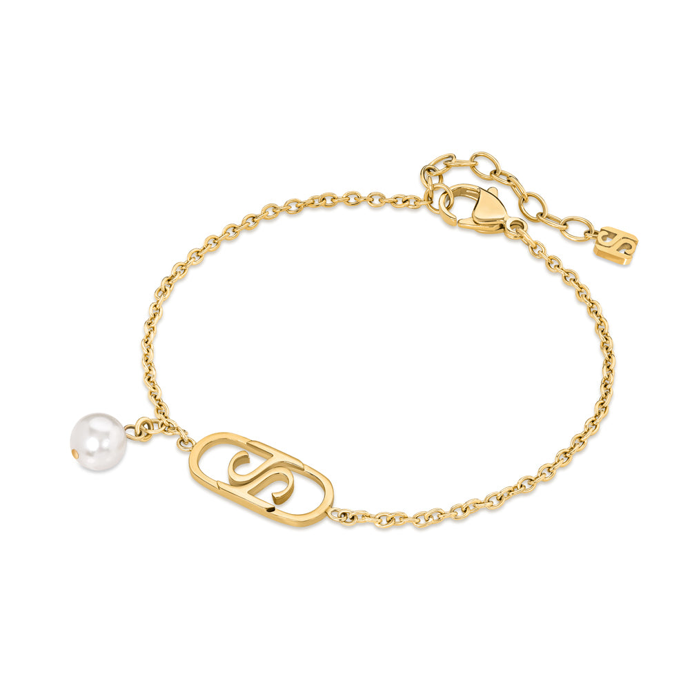 Single Pearl-Drop Bracelet IP GOLD PLATING