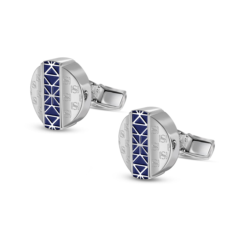 Champ De Mars Twistable Cufflinks SS PLATING
