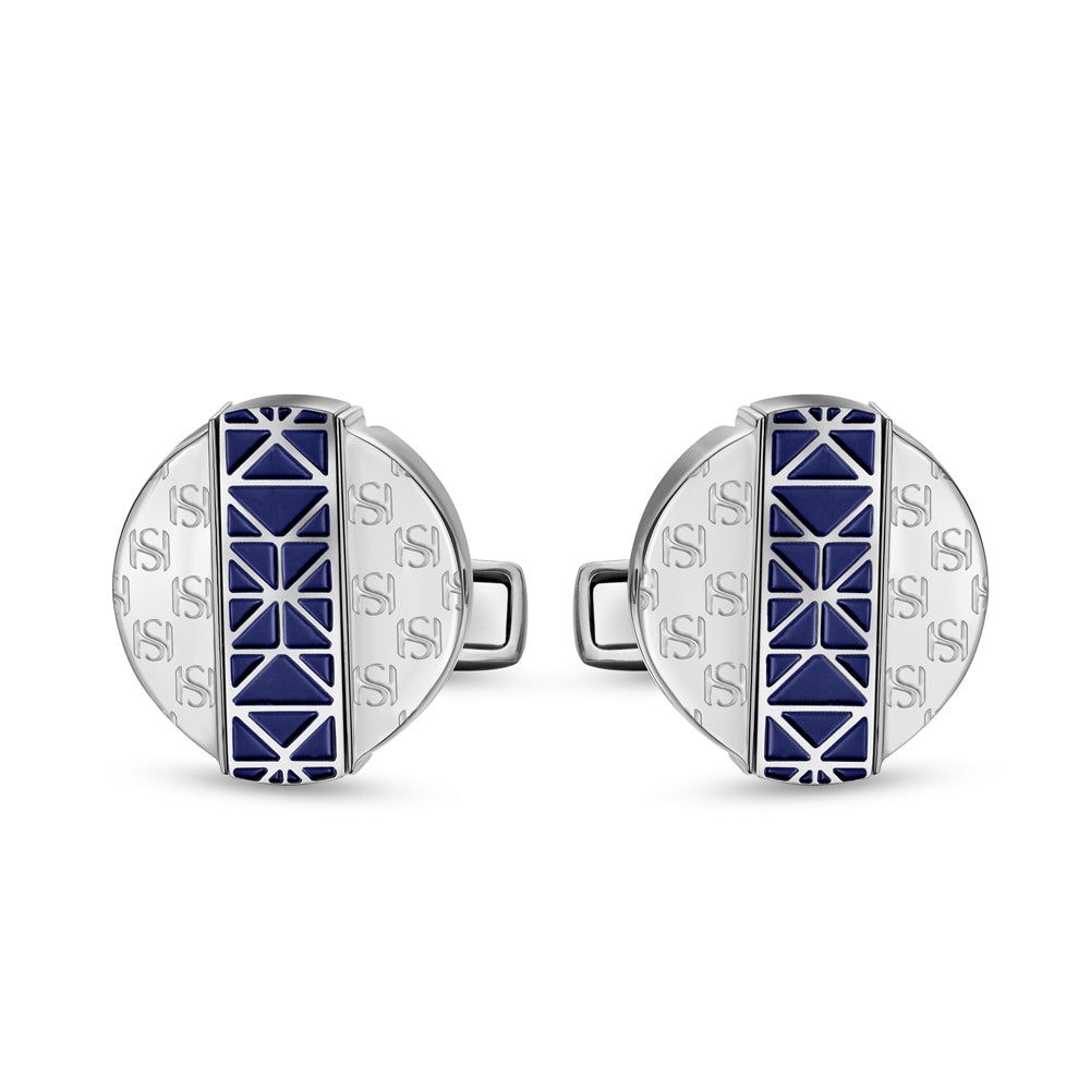 Champ De Mars Twistable Cufflinks SS PLATING
