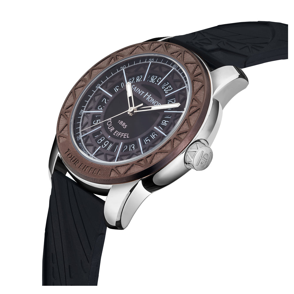 Tour Eiffel Men's Automatic Watch Black