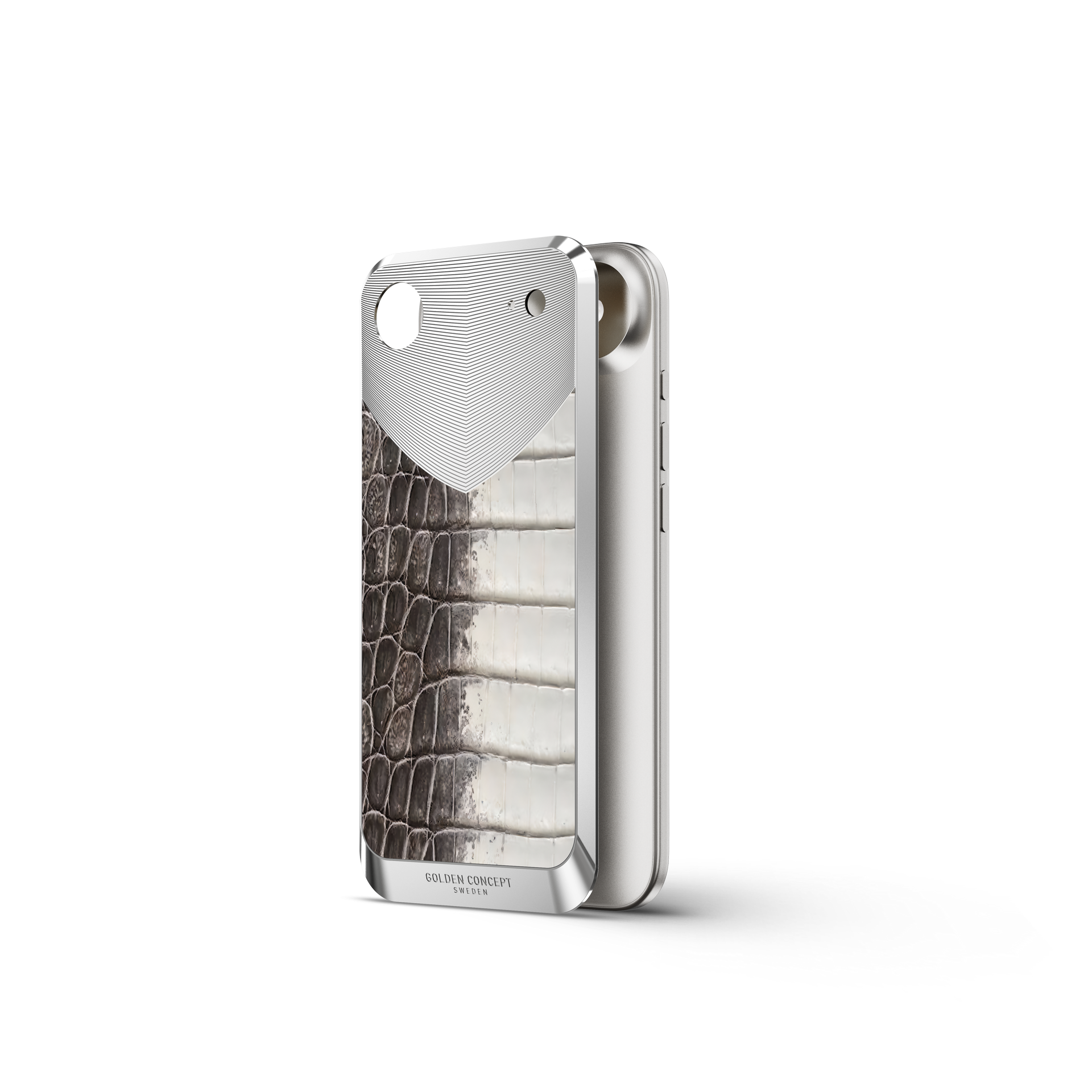 iPhone Case / RST17 - Magnetic Shield Crocodile Edition - Himalaya