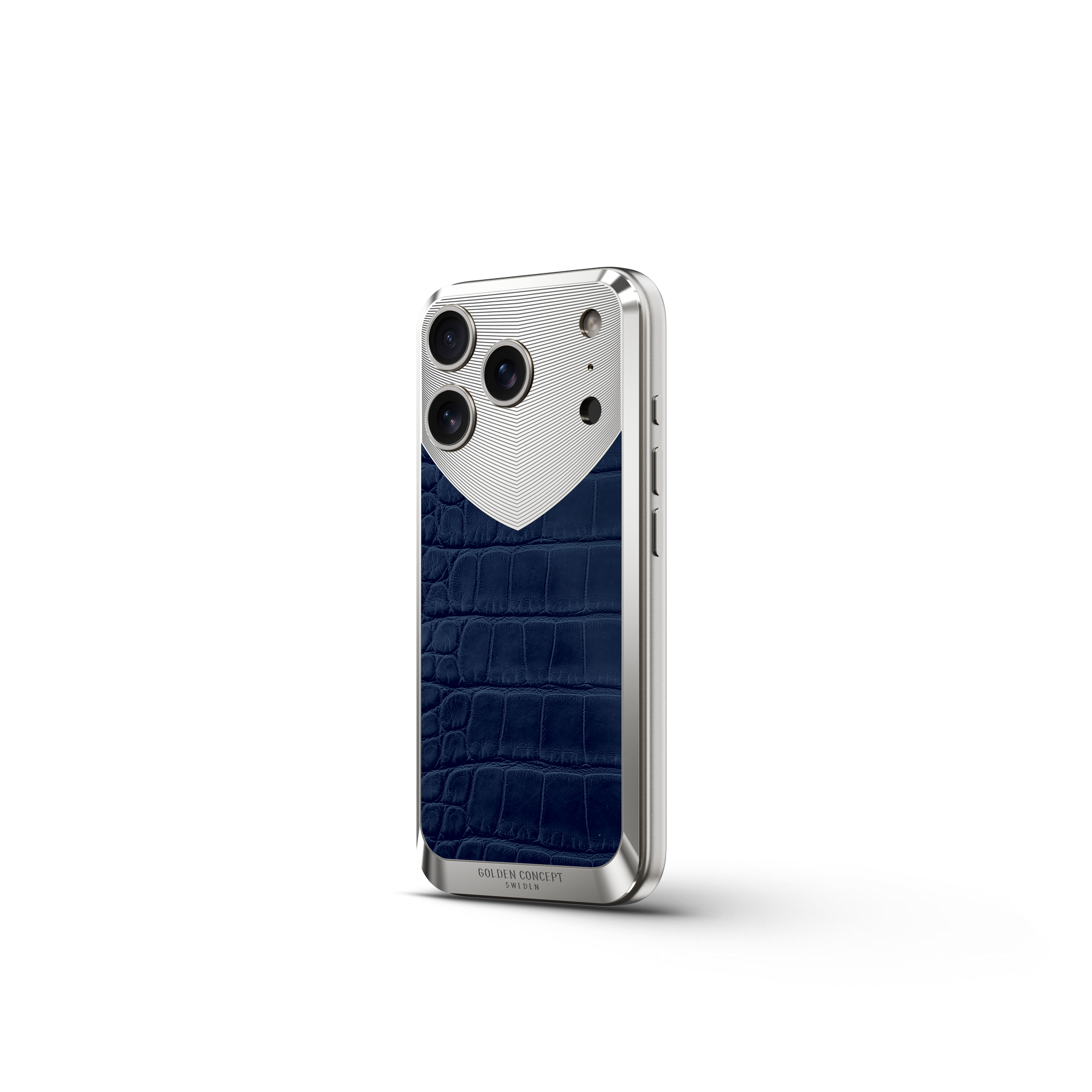 iPhone Case / RST17 - Magnetic Shield Alligator Edition - Matte Blue