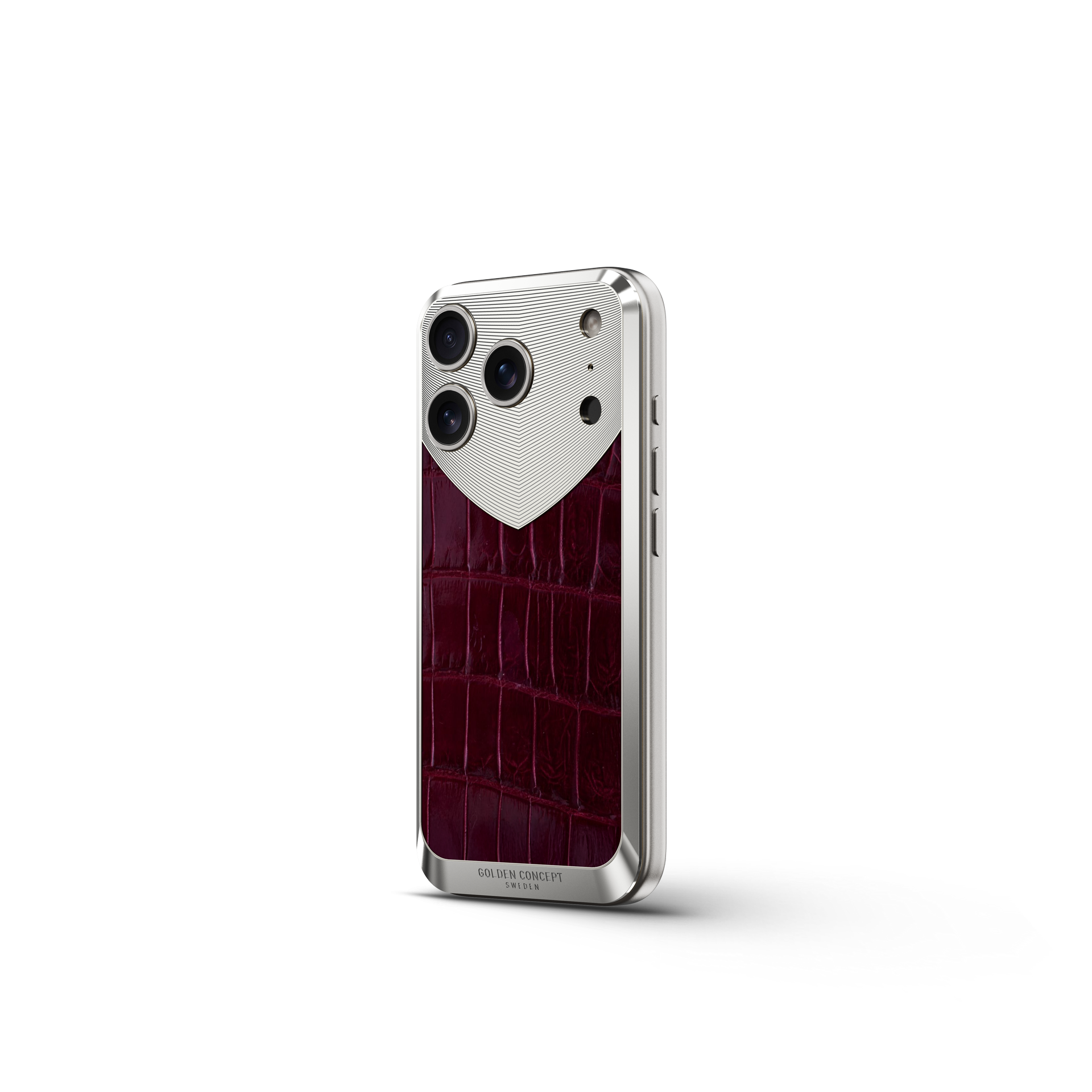 iPhone Case / RST17 - Magnetic Shield Alligator - Maroon
