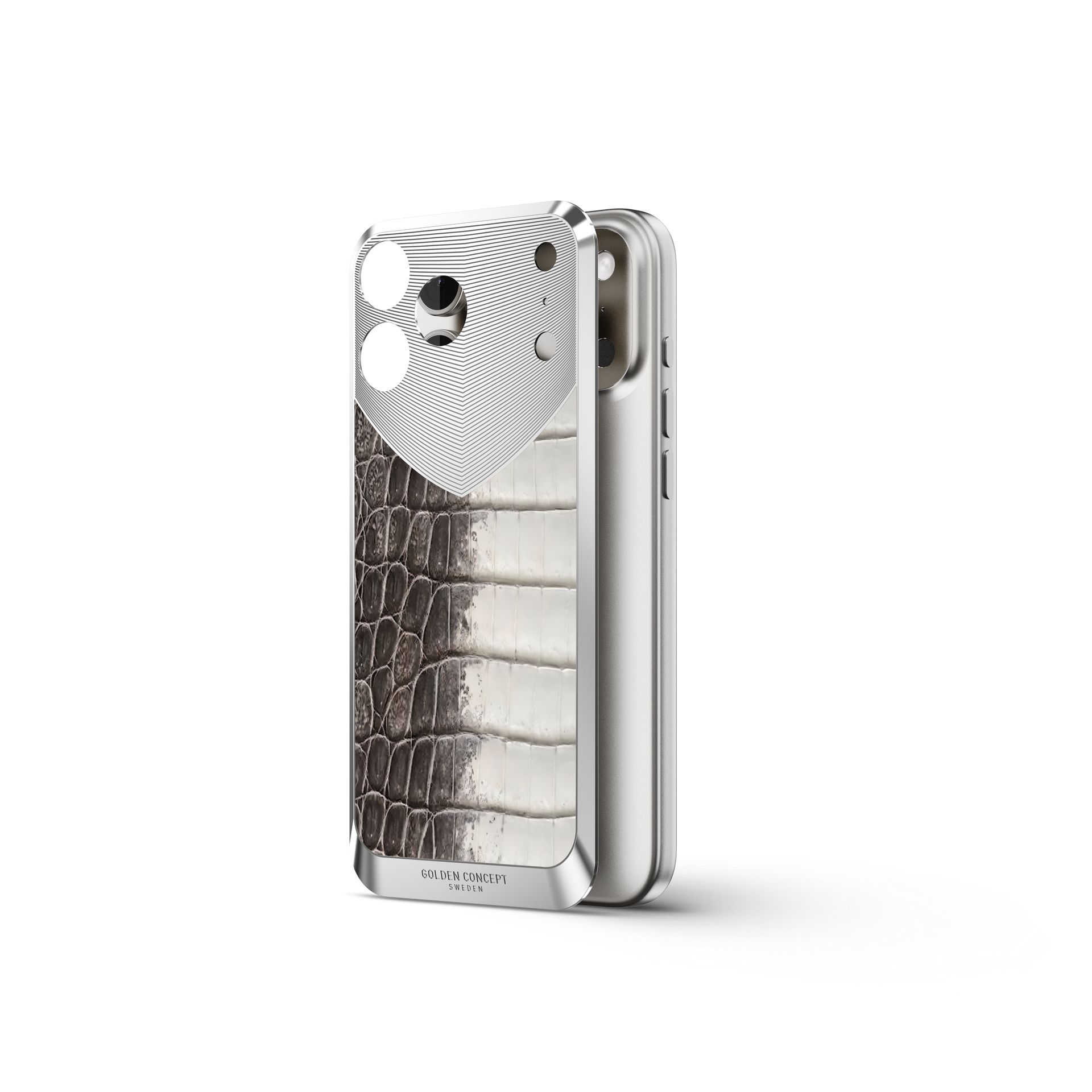iPhone Case / RST17 - Magnetic Shield Crocodile Edition - Himalaya