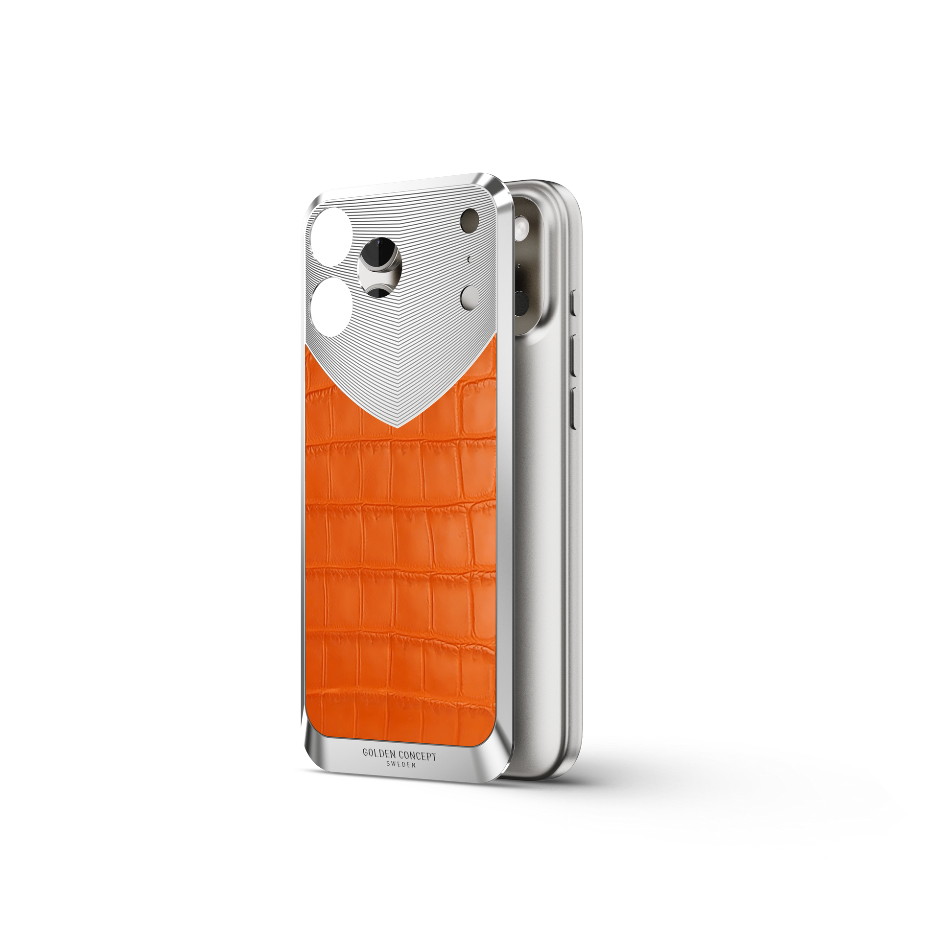 iPhone Case / RST17 - Magnetic Shield Alligator Edition - Matte Orange