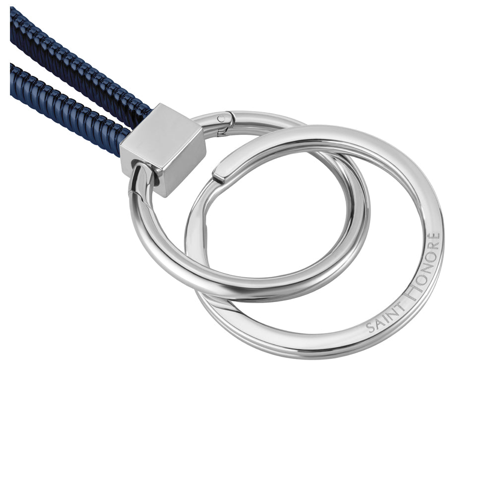 Tubogas Woven Keyring IP BLUE AND STEEL