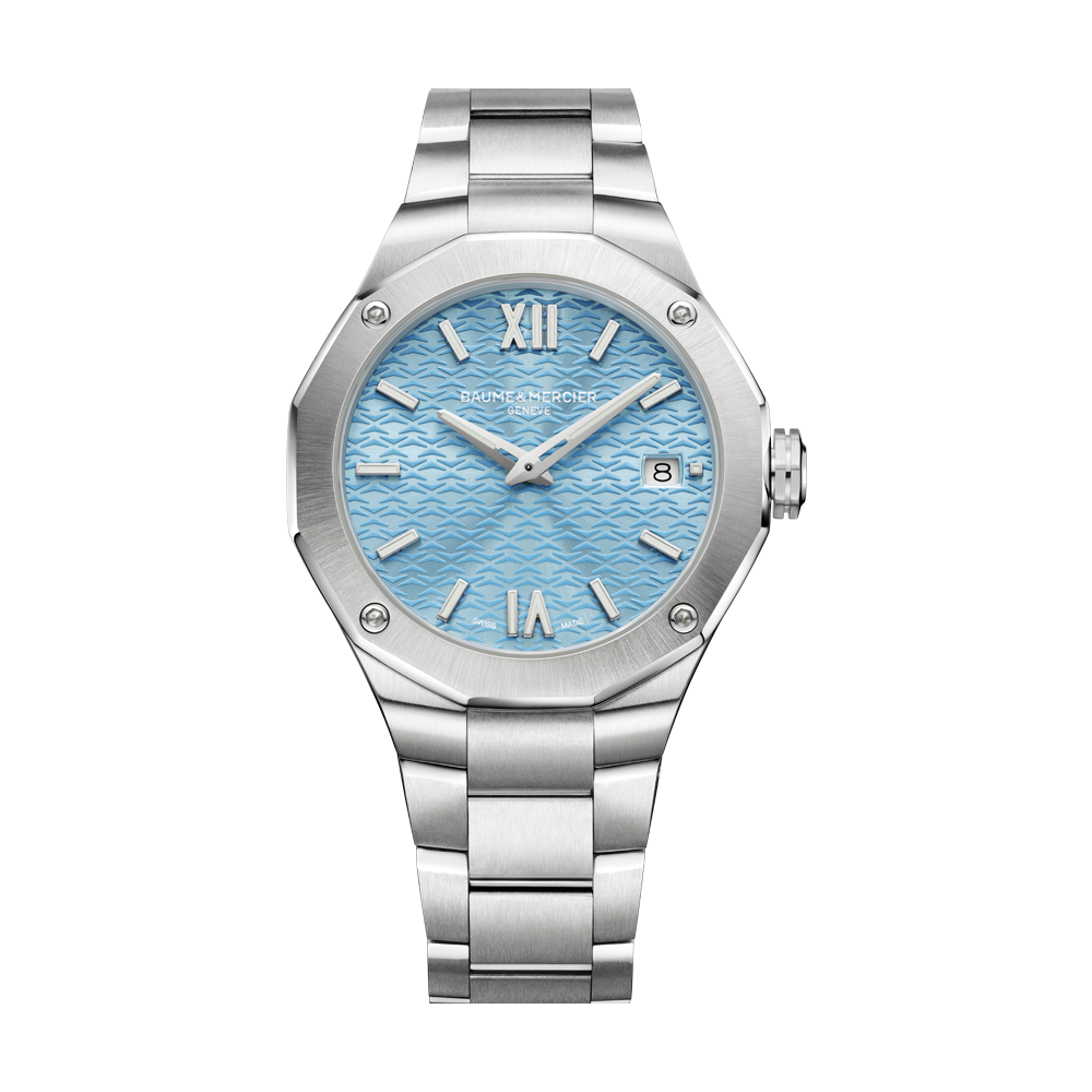 RIVIERA LADIES QUARTZ 36MM WATCH SILVER / BLUE