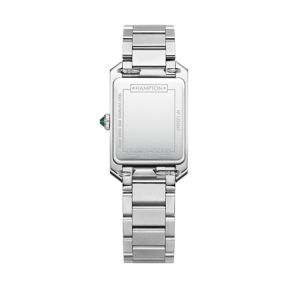 HAMPTON LADIES DIAMOND QUARTZ WATCH SILVER / SILVER