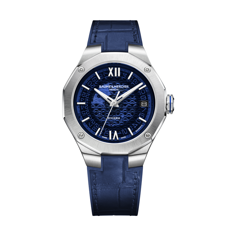 RIVIERA dodecagonal MENS AUTOMATIC WATCH BLUE / BLUE