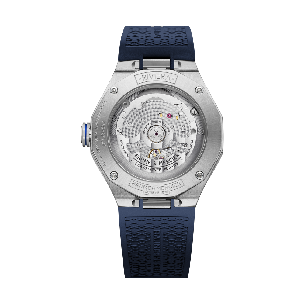 RIVIERA dodecagonal MENS AUTOMATIC WATCH BLUE / BLUE