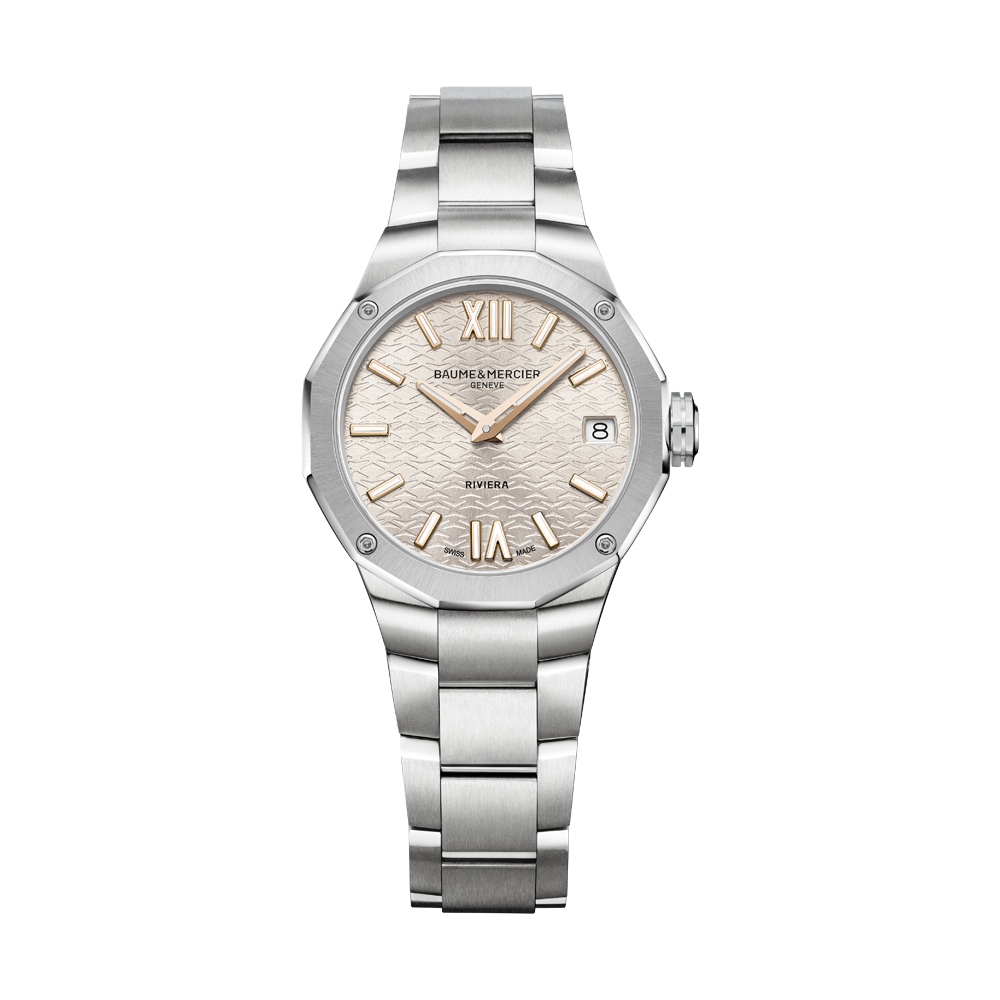 RIVIERA DEDECAGONAL LADIES AUTOMATIC 33MM WATCH SILVER / WARM SILVER