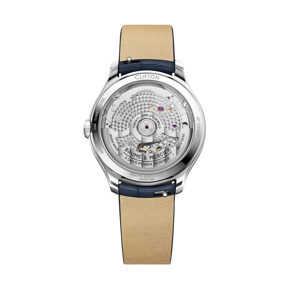 CLIFTON LADIES AUTOMATIC 34 MM WATCH BLUE / BLUE