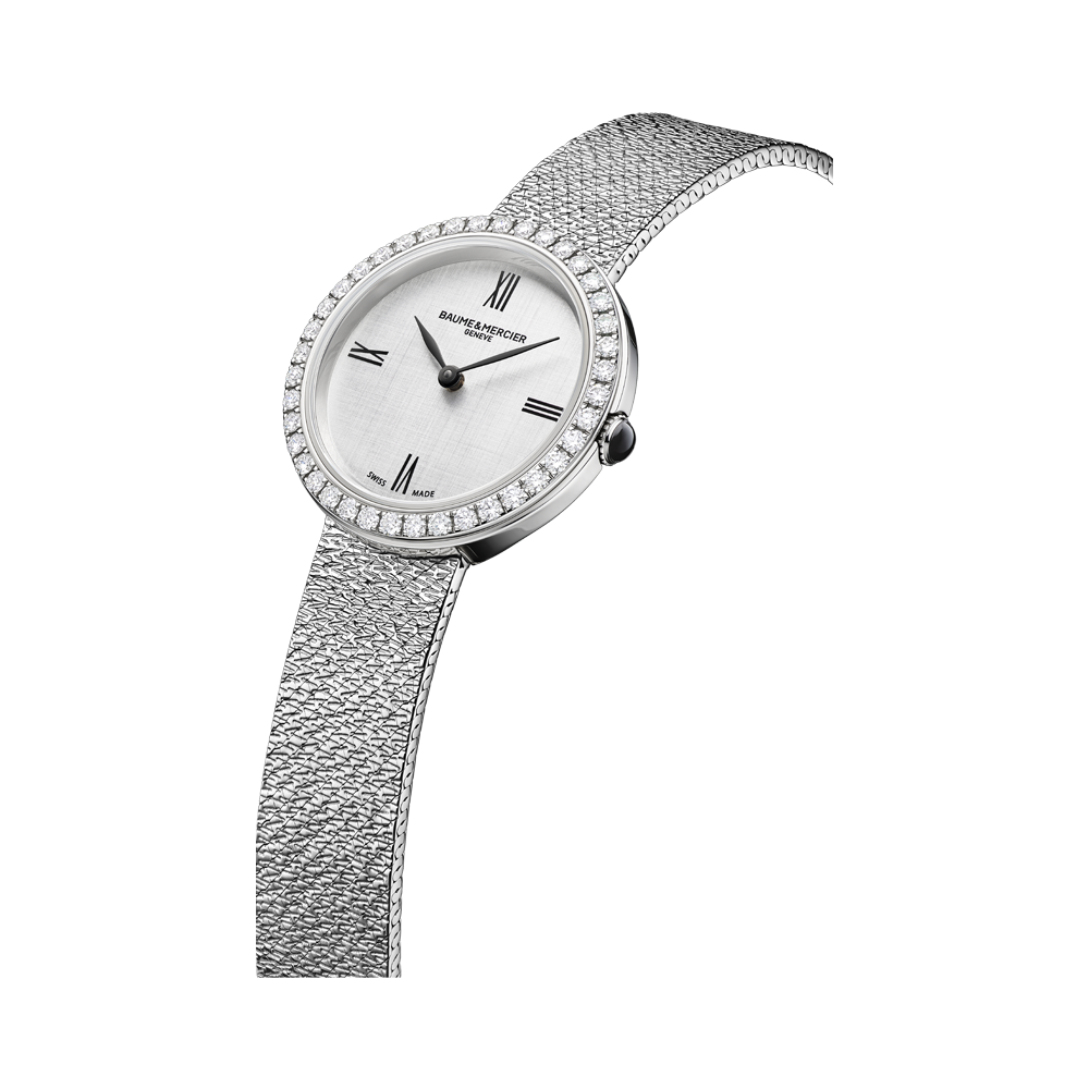 JOIA LADIES DIAMOND WATCH SILVER / WHITE