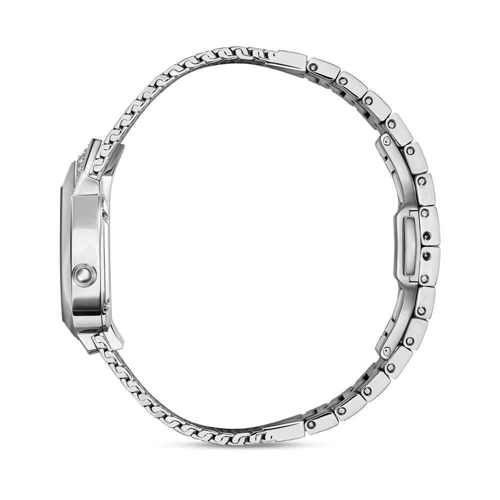 Petit Palais Diamond Watch STAINLESS STEEL / BLACK