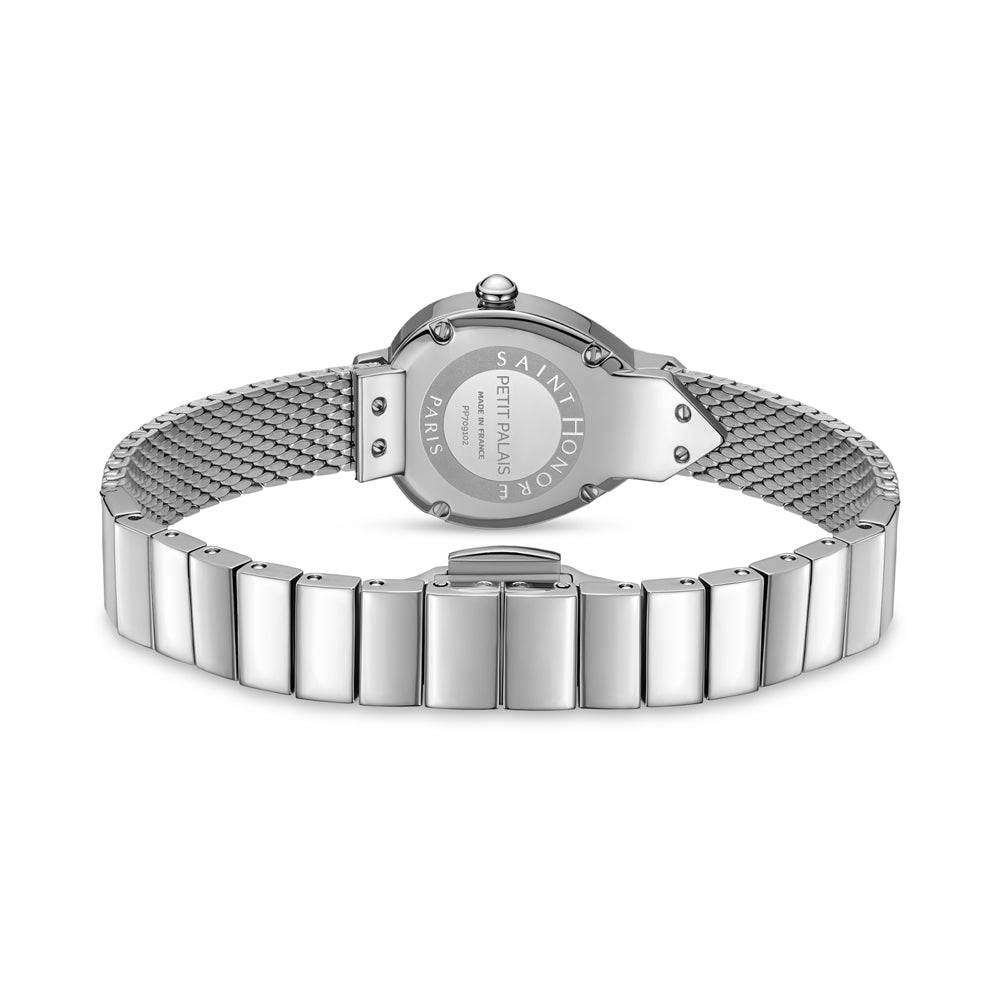 Petit Palais Diamond Watch STAINLESS STEEL / BLACK