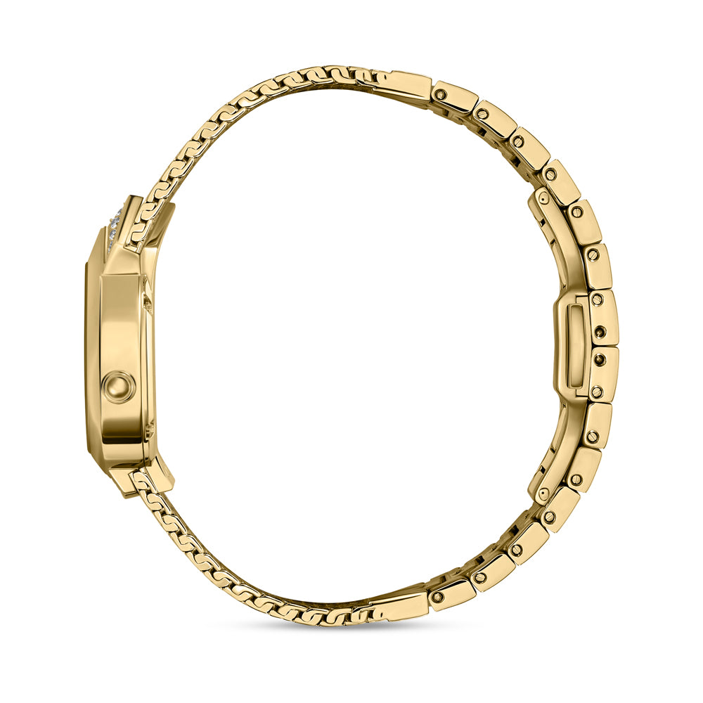 Petit Palais Diamond Watch IP GOLD PLATED / WHITE