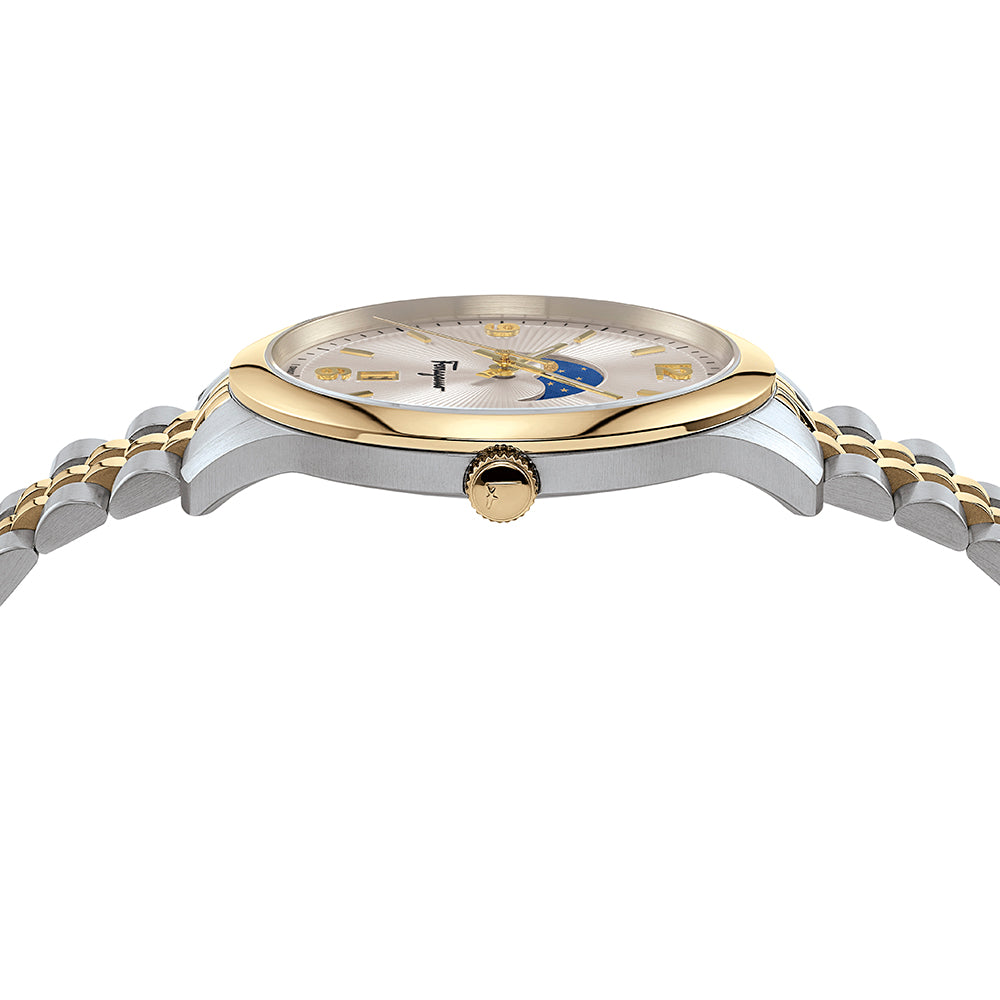 Salvatore Ferragamo Duo Moonph Gold Silver / White-Silver