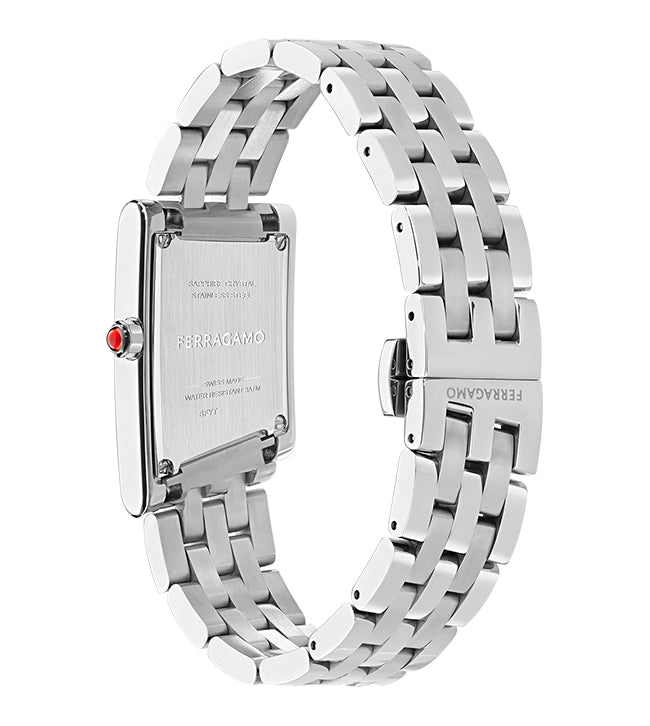 Salvatore Ferragamo Asymetrique Silver / Black