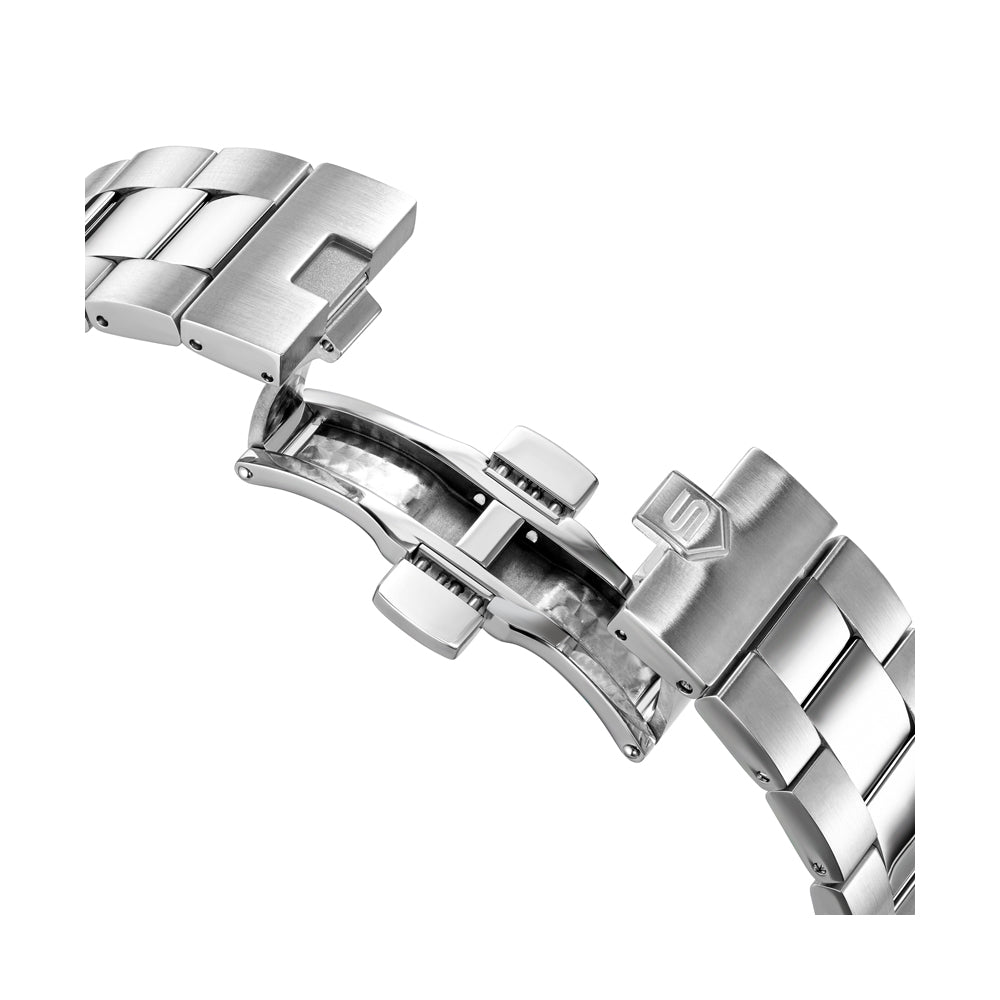 TIVOLI GENTS AUTOMATIC 3H DATE Black Dial, Stainless Steel Bracelet