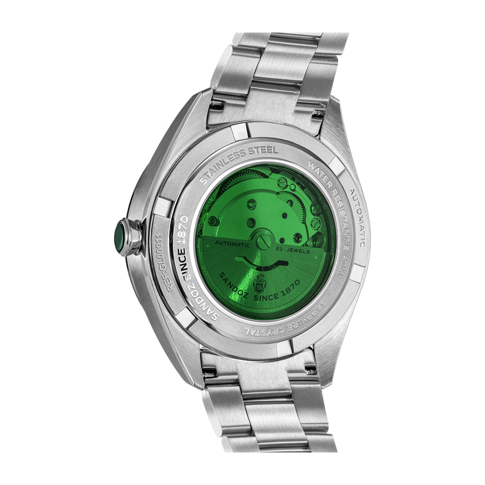 BACHELIN GENTS AUTOMATIC WATCH Brown Dial, Stainless Steel Bracelet