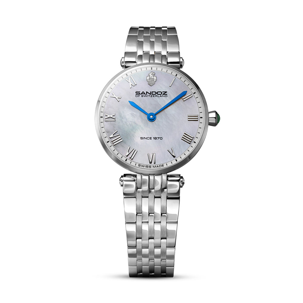 ORANGERIE LADIES QUARTZ WATCH White Mother of Pearl, Stainless Steel Bracelet