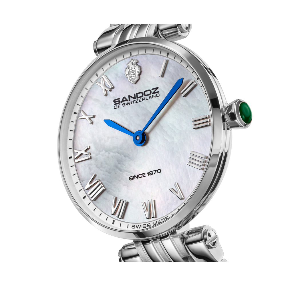 ORANGERIE LADIES QUARTZ WATCH White Mother of Pearl, Stainless Steel Bracelet