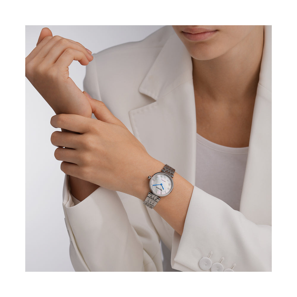 ORANGERIE LADIES QUARTZ WATCH White Mother of Pearl, Stainless Steel Bracelet