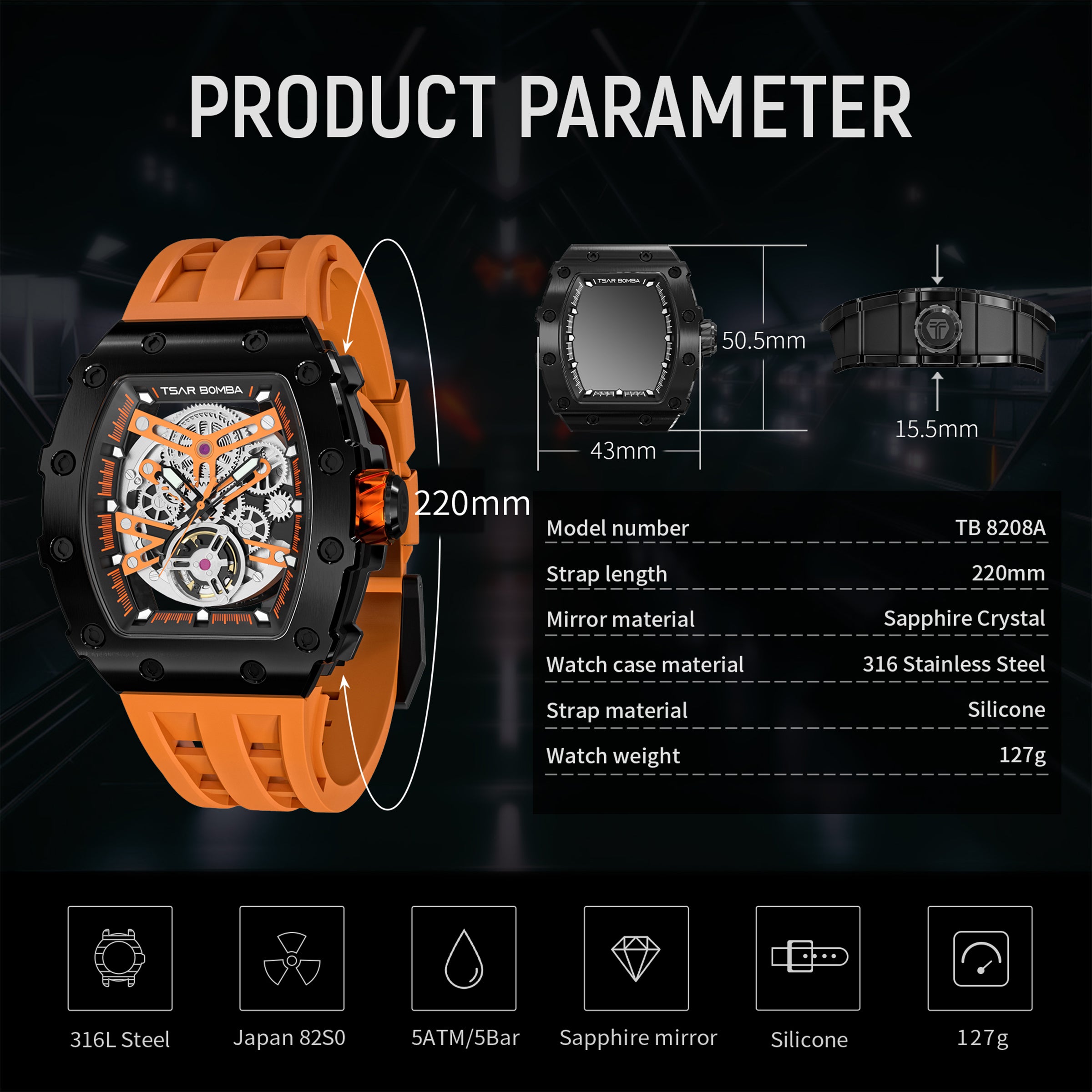 Elemental Series Men's Automatic Watch