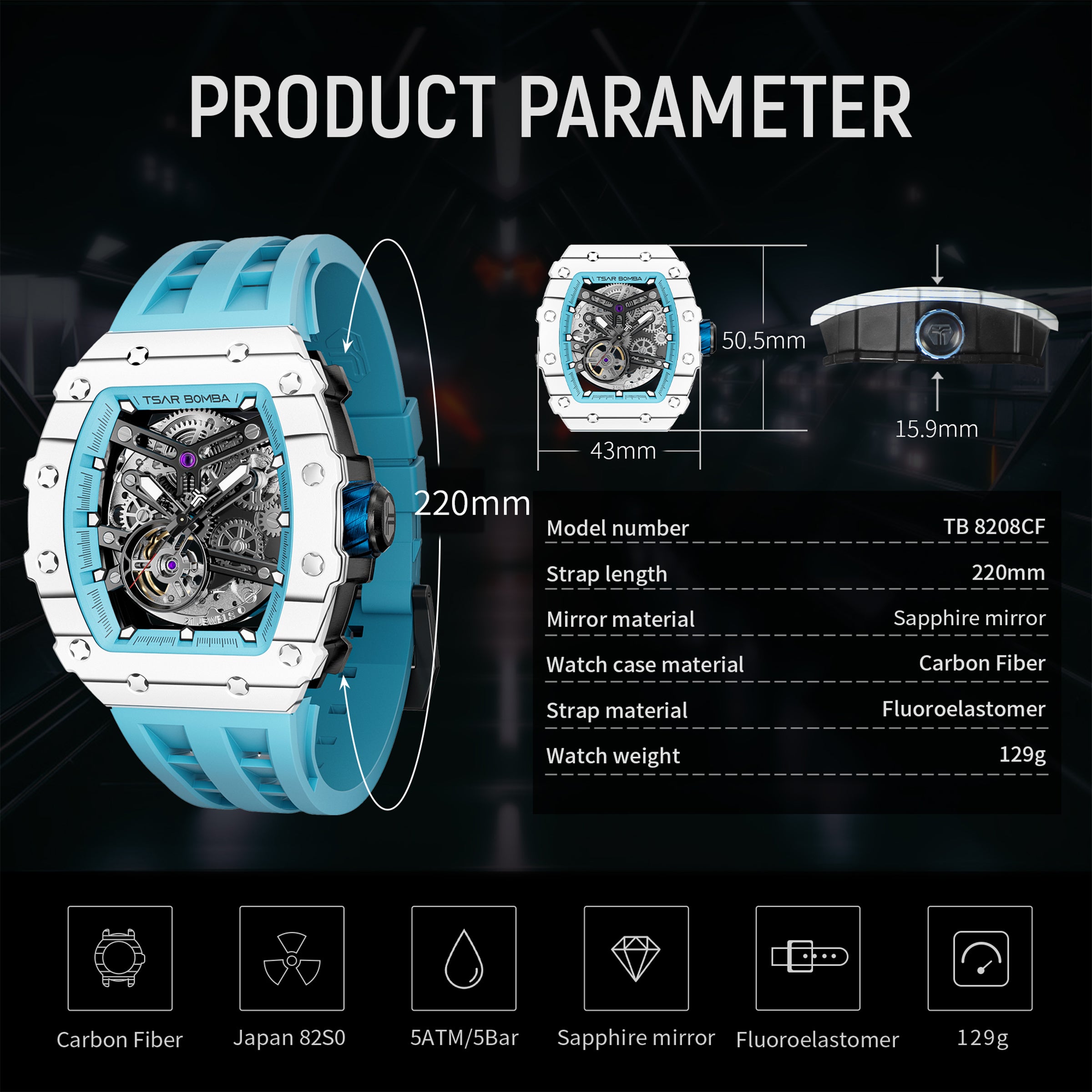 Elemental Series Men's Automatic Watch