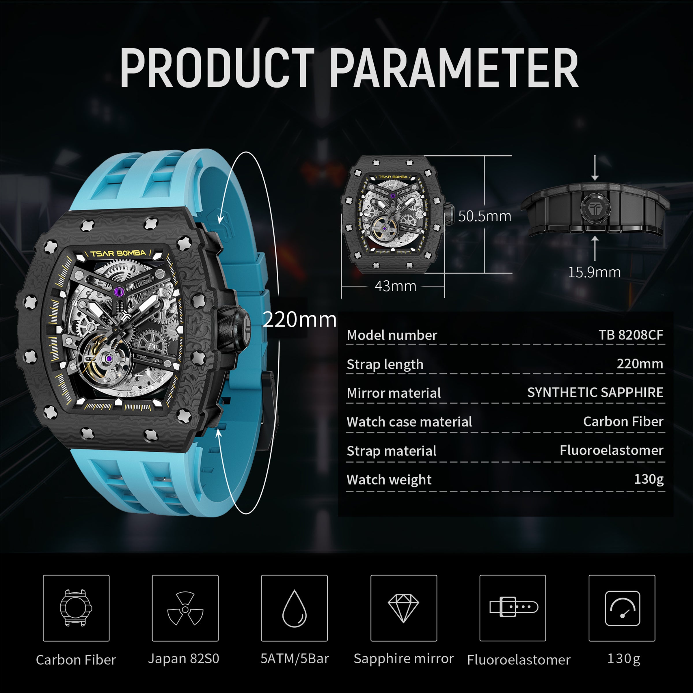 Elemental Series Men's Automatic Watch