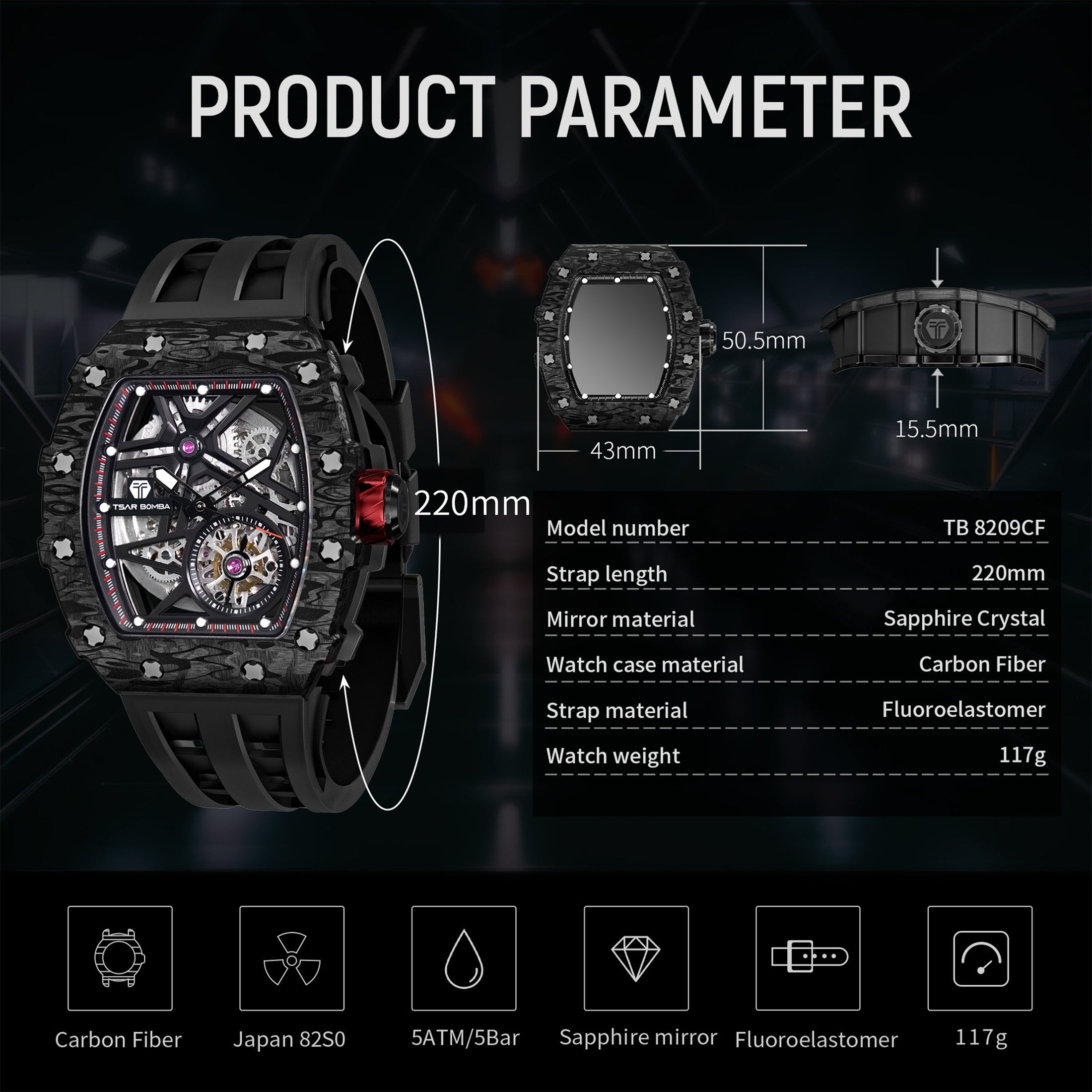 Elemental Series Men's Automatic Watch