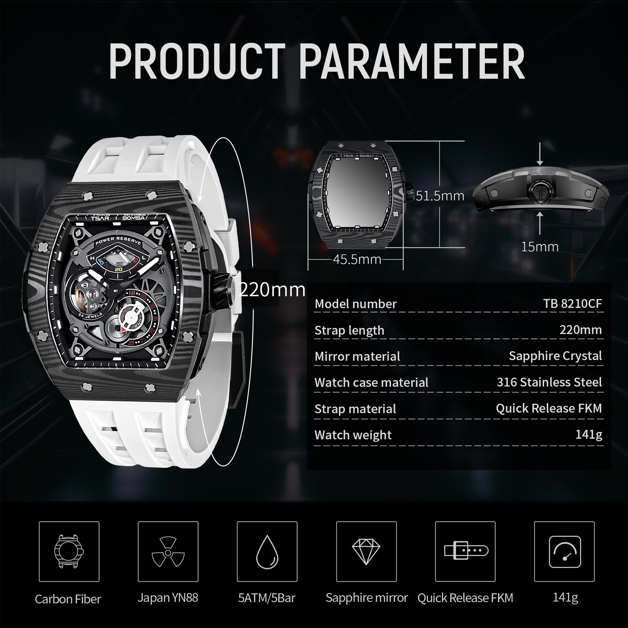 Elemental Series Men's Automatic Watch