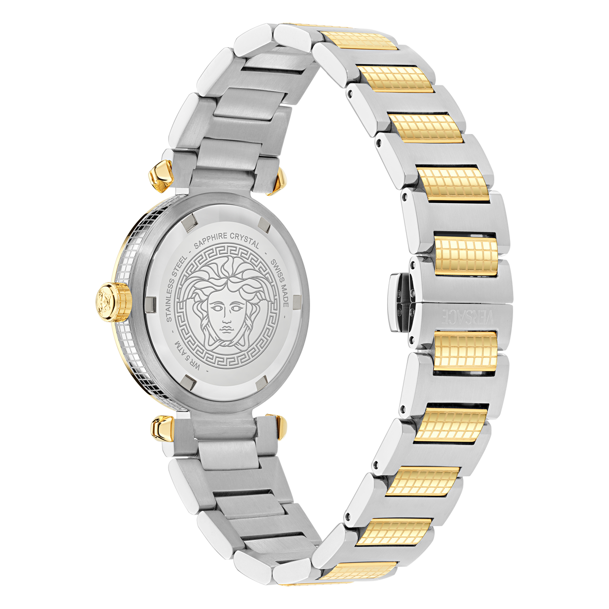 Versace Greek SS +IP 2N / White-Silver