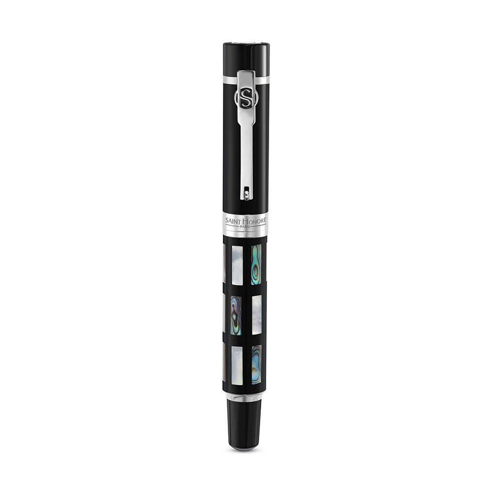 SHP Pen With Mother of Pearl & Lacquer BLACK LACQUER WITH MOTHER OF PEARL