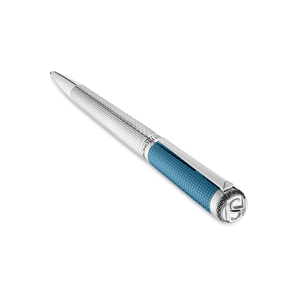 LOGO Pen IP BLUE AND STEEL