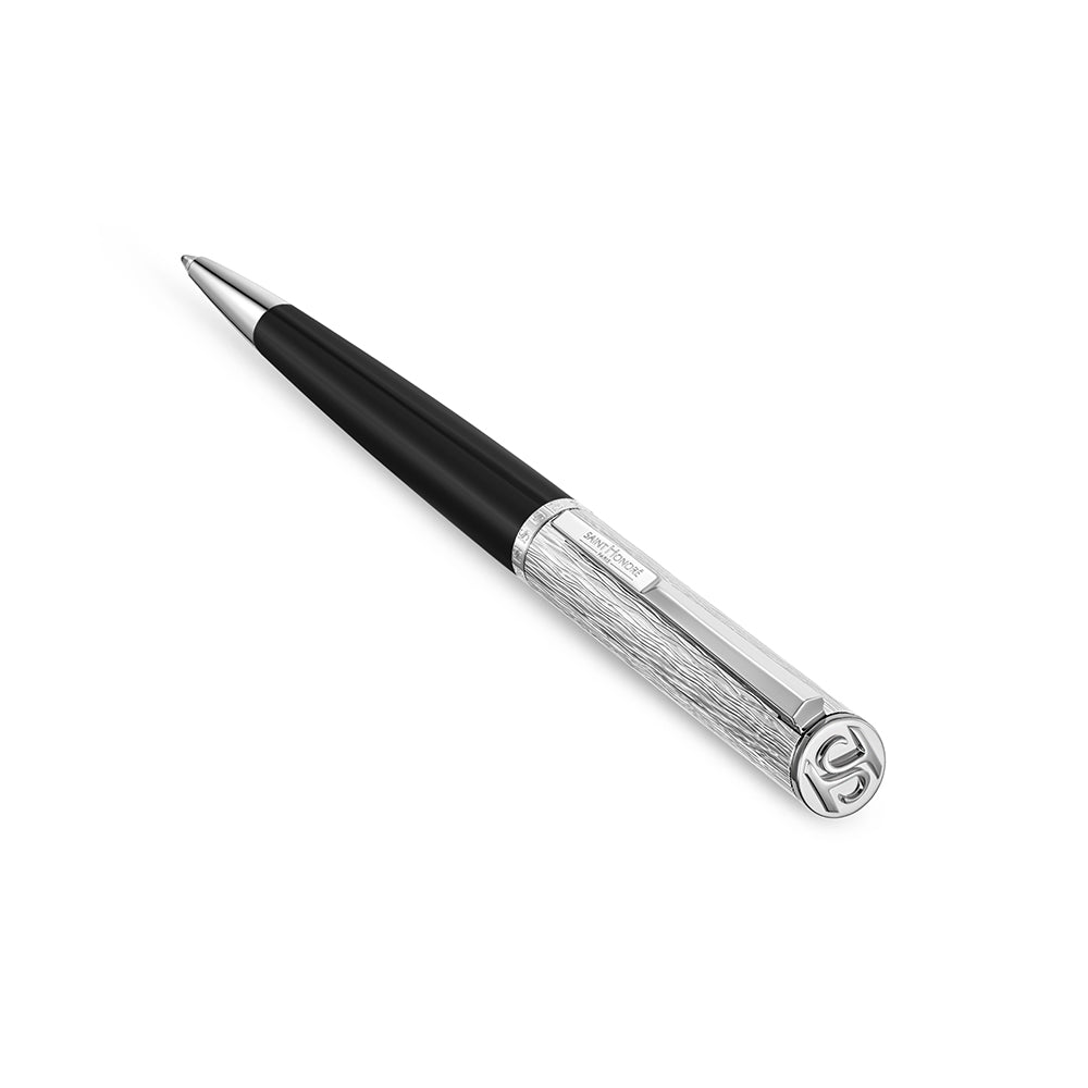 Champ De Mars Pen with Cannage Pattern STAINLESS STEEL (OR) SILVER COLOR
