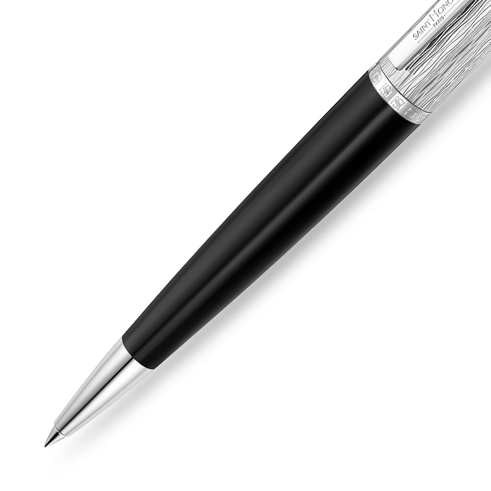 Champ De Mars Pen with Cannage Pattern STAINLESS STEEL (OR) SILVER COLOR