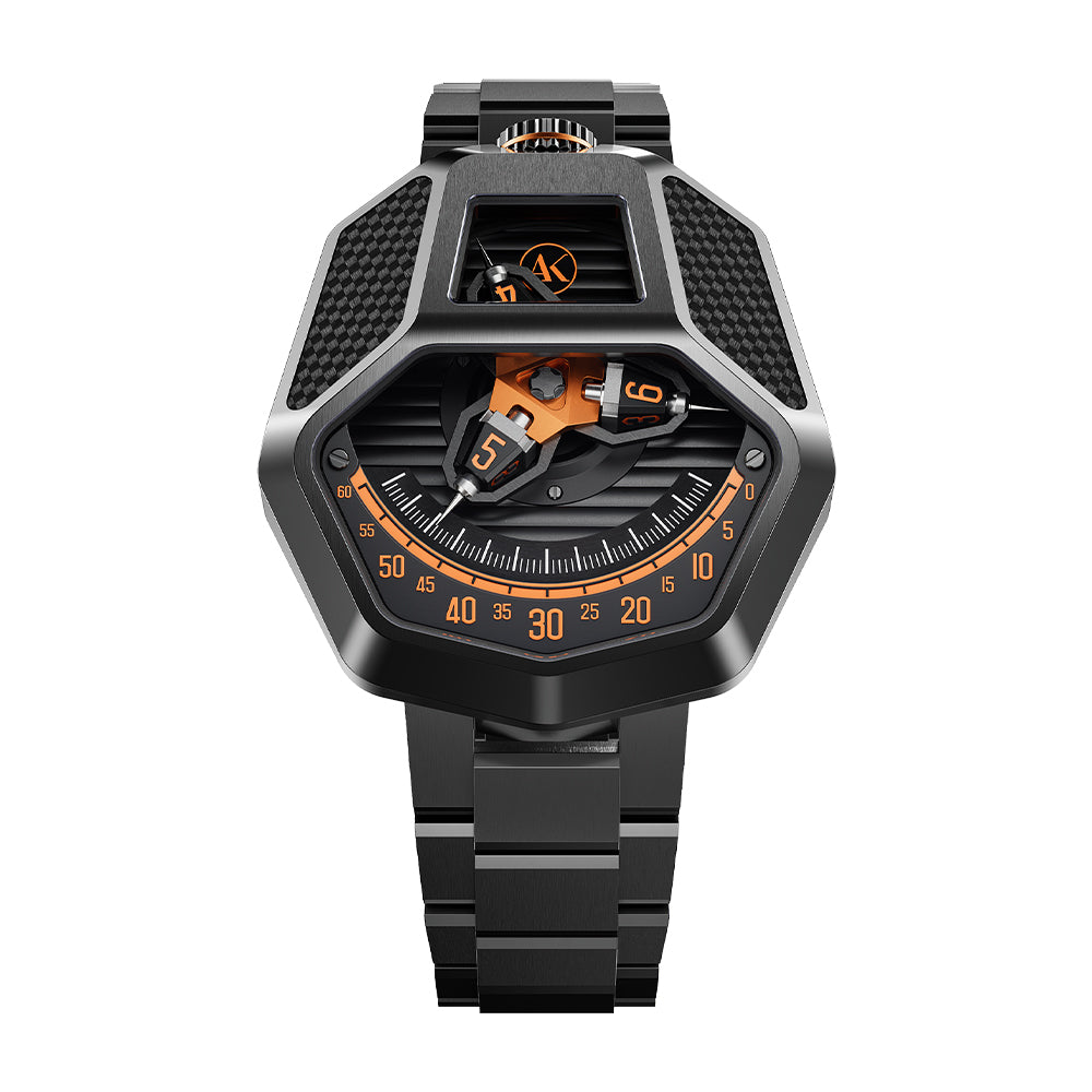 Atowak Cobra LEATHER / BLACK AND ORANGE