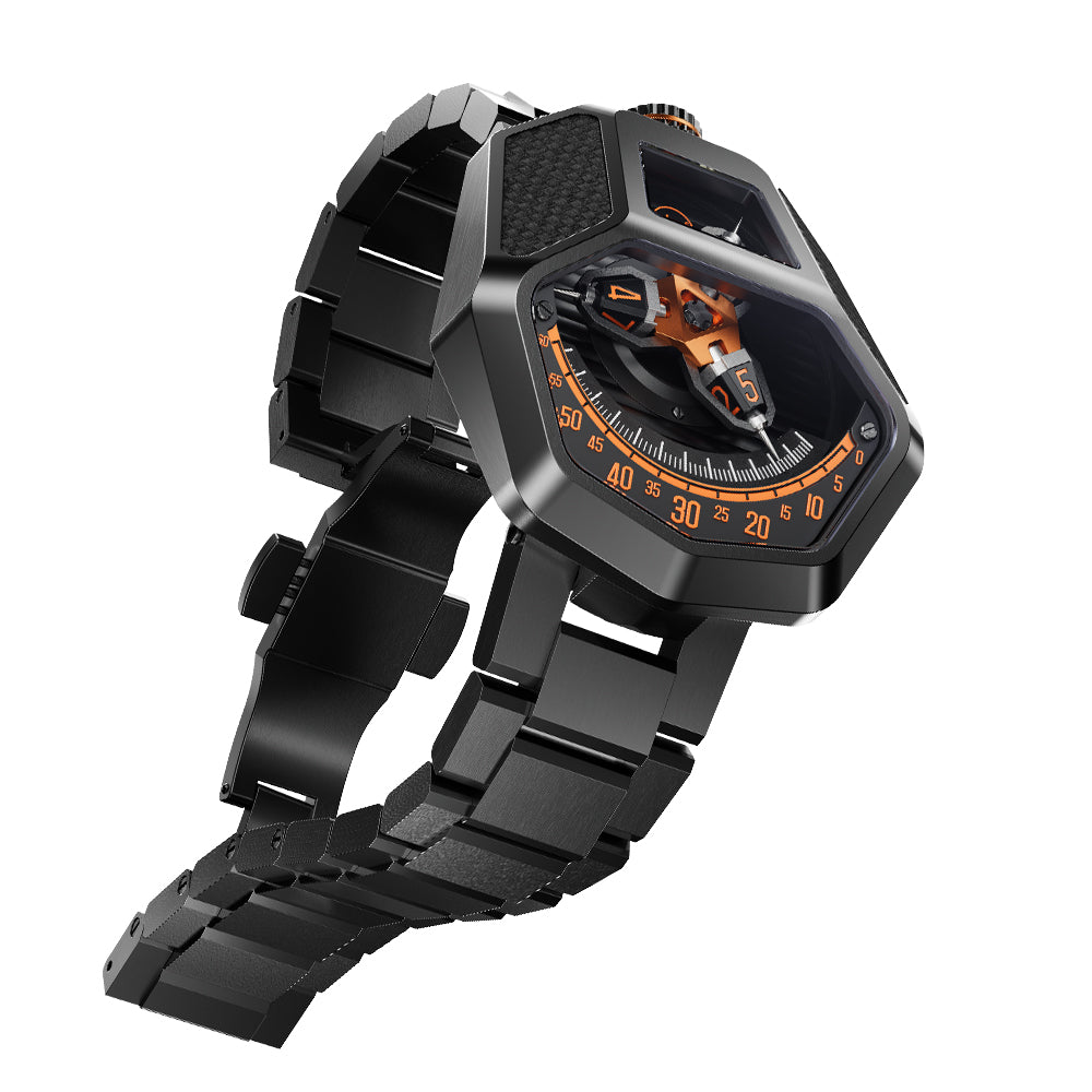 Atowak Cobra LEATHER / BLACK AND ORANGE