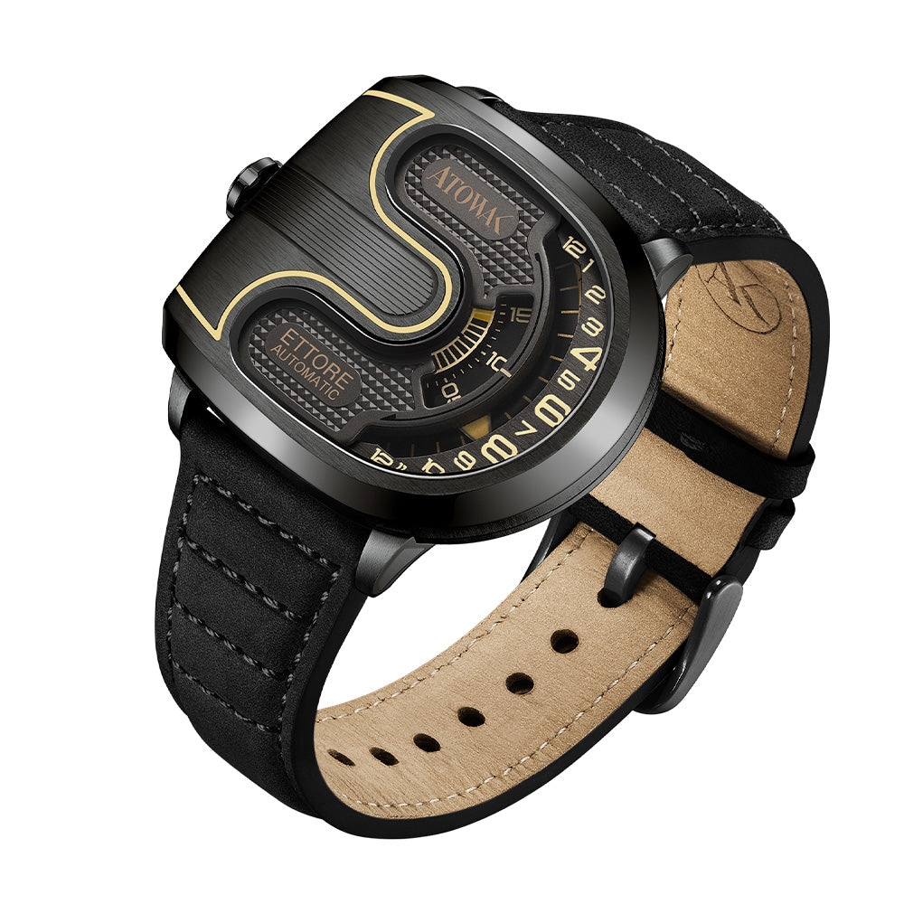 Atowak Ettore LEATHER / BLACK