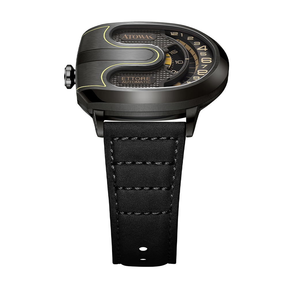 Atowak Ettore LEATHER / BLACK