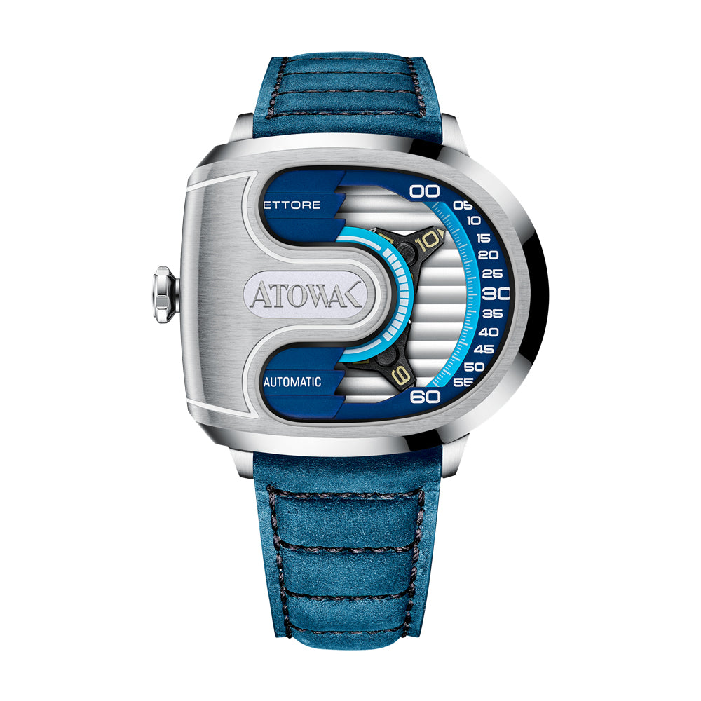 Atowak Ettore LEATHER / SILVER BLUE
