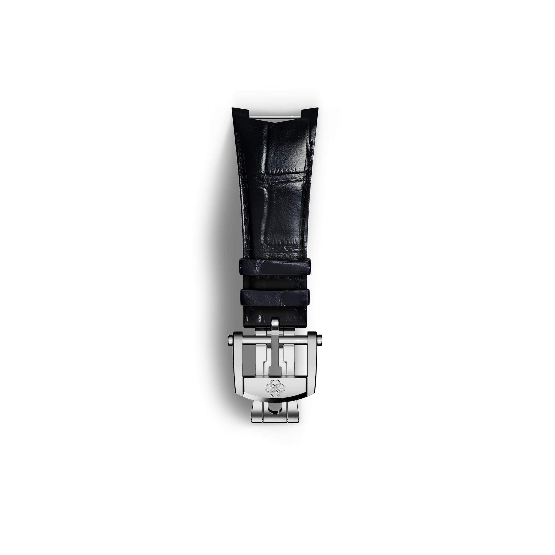 Automatic Watch Strap / Alligator - Black